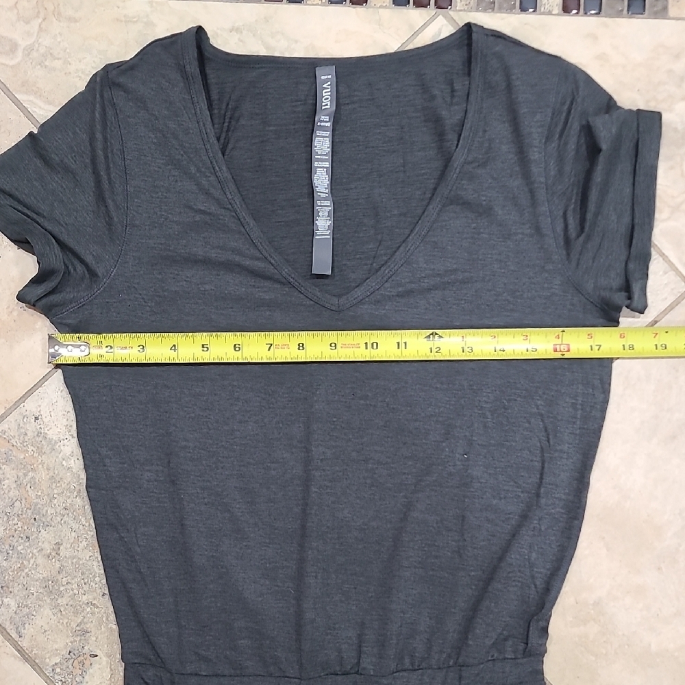 Vuori Charcoal Jumpsuit with Drawstring Waist - Picture 8 of 12